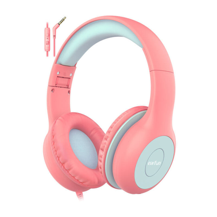 Наушники-вкладыши EarFun Kids K1 (фиолетово-розовые)