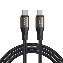 Kabel Joyroom Light-Speed USB-C auf USB-C SA25-CC5, 100 W, 1,2 m (schwarz)