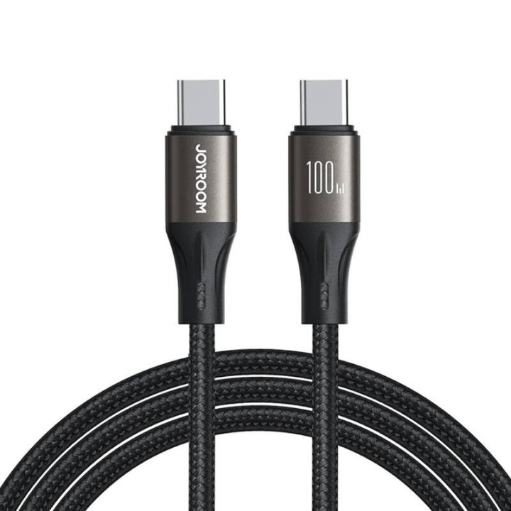 Kabel Joyroom Light-Speed USB-C auf USB-C SA25-CC5, 100 W, 1,2 m (schwarz)
