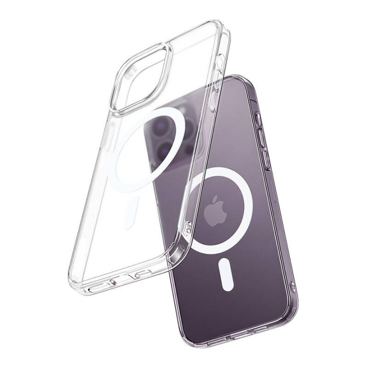 Magnetische Hülle McDodo für iPhone 15 Pro (klar)