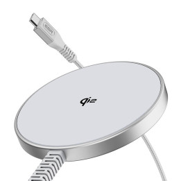 ESR Qi2 Mini kabelloses Ladegerät (HaloLock) (Silber)