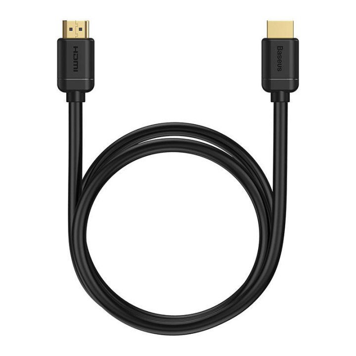 Kabel Baseus High Definition Series HDMI 2.0, 4K 60 Hz, 0,75 m (czarny)