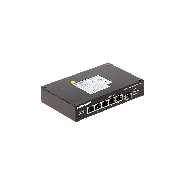 CONMUTADOR POE DS-3T0306HP-E/HS 4 PUERTOS SFP Hikvision
