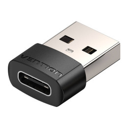 Adapter USB 2.0 męski na USB-C żeński Vention CDWB0 czarny