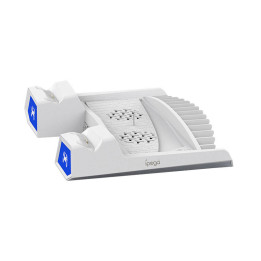 Soporte de refrigeración multifuncional iPega PG-P5023A para PS5 y accesorios (blanco)