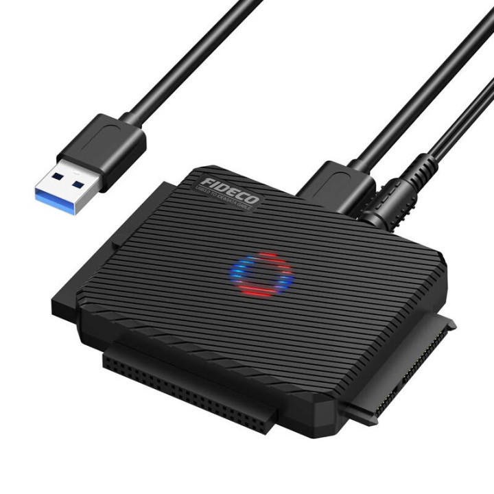 Adapter HDD/SSD FIDECO PL03 (USB 3.0, SATA, IDE 2.5"/3.5")