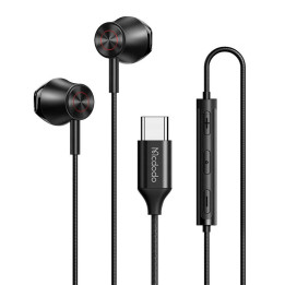 Auriculares con cable Mcdodo HP-4070, USB-C (negro)