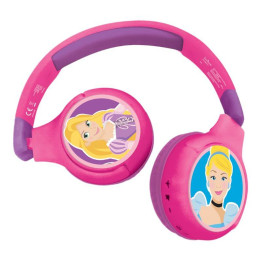 Składane słuchawki 2w1 Disney Princess Lexibook