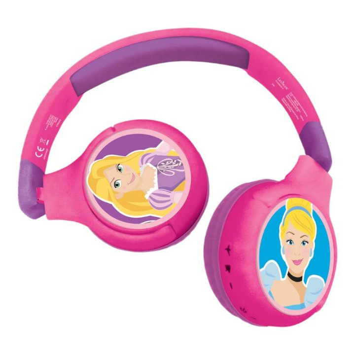 Składane słuchawki 2w1 Disney Princess Lexibook