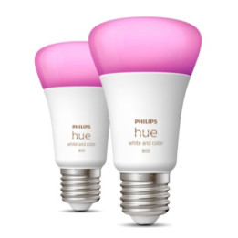 Philips Hue E27 6,5W RGBW BT 2-pak