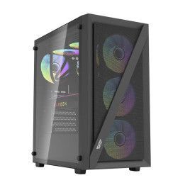 Estuche para computadora Darkflash DK 260 Air Mesh (negro)