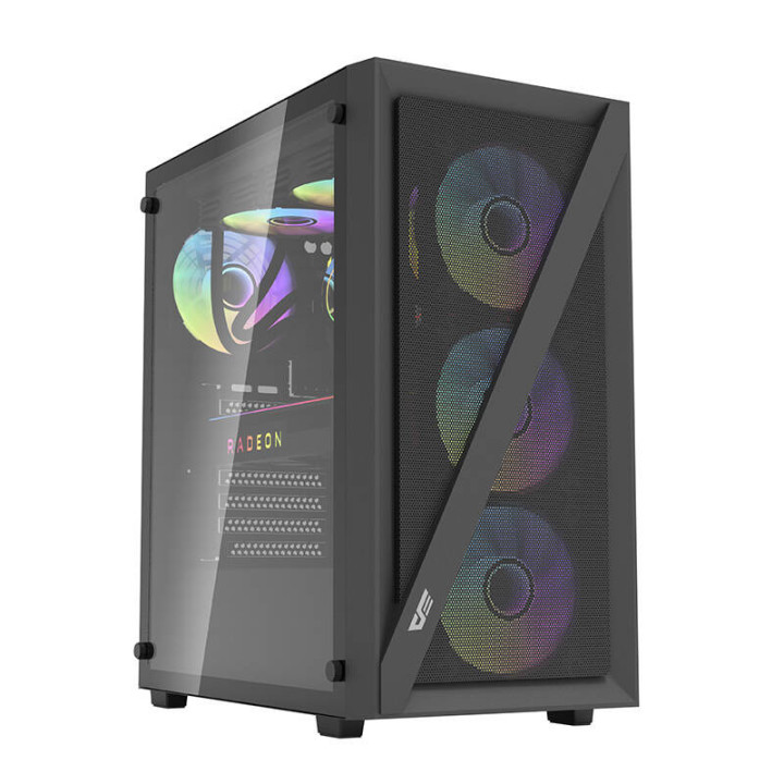 Estuche para computadora Darkflash DK 260 Air Mesh (negro)