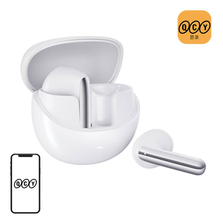 Наушники TWS QCY AilyBuds Pro HT10, ANC (белые)