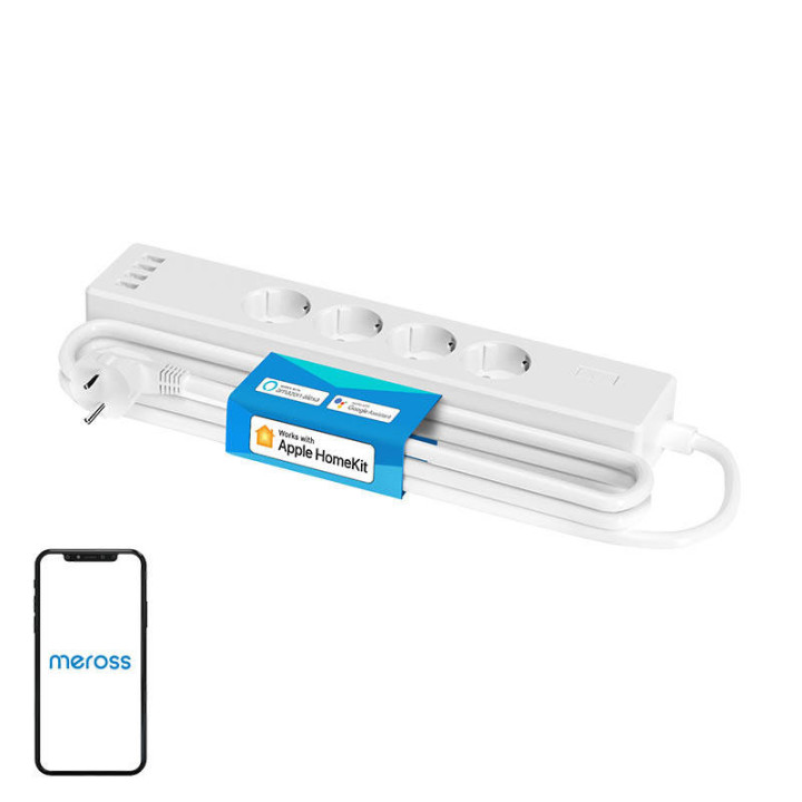 Intelligente WLAN-Steckdosenleiste Meross MSS425FHK(EU) (HomeKit)