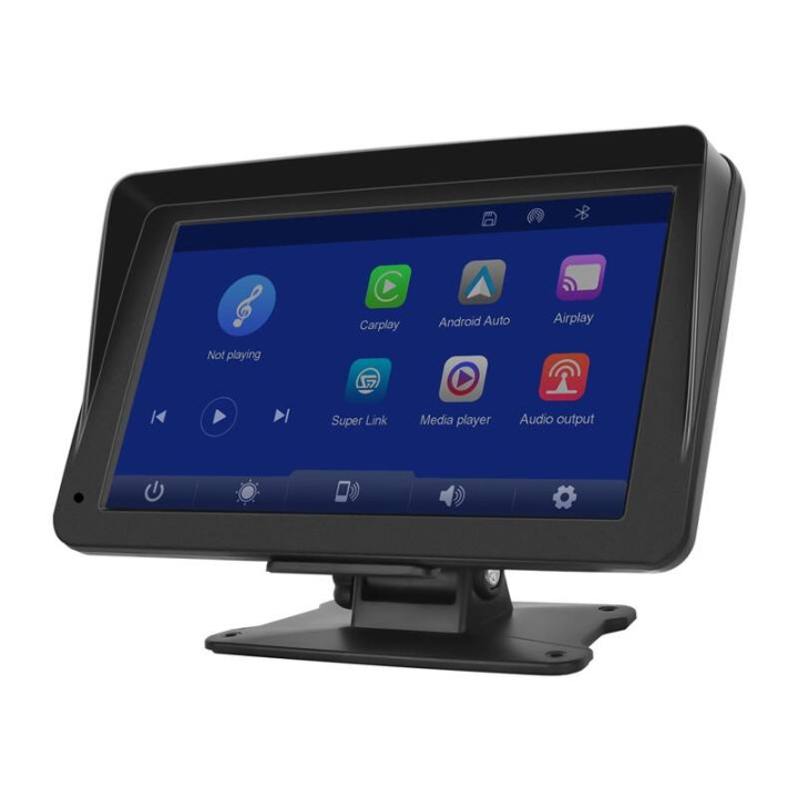 Автомобильный монитор 7,0 дюйма Podofo A3327 Carplay/Airplay/Android Auto