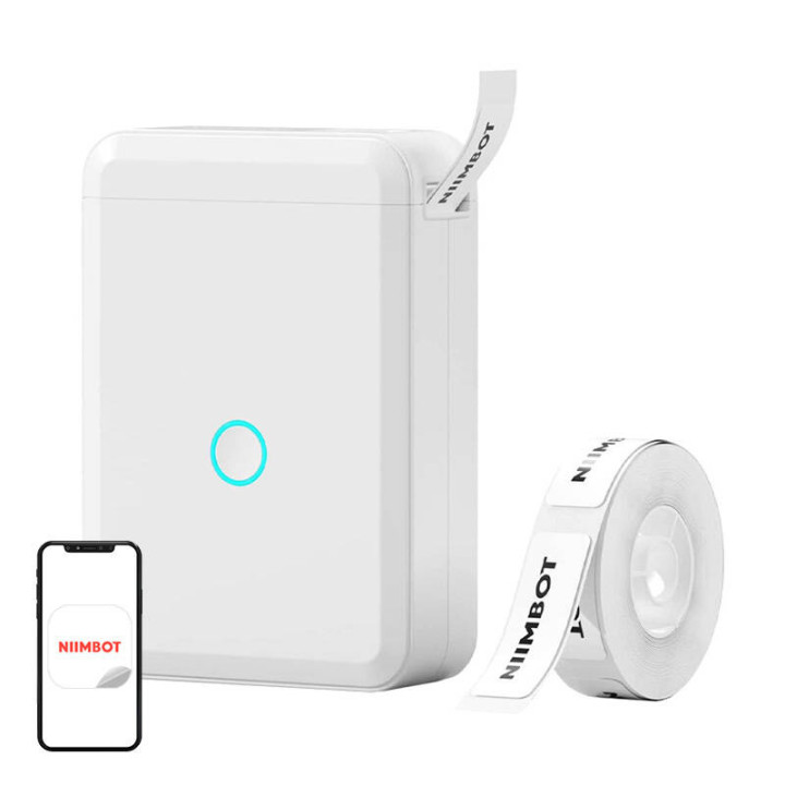 Impresora de etiquetas inalámbrica Niimbot D110 (blanca)