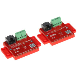 SET OF UTP / 2-WIRE CONVERTERS FOR LAN+POE TRANSMISSION ETH10-2WIRE-A-SET 2 PCS SET ATTE