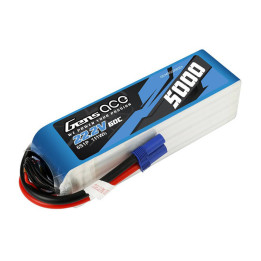 Gens ace 5000 mAh 22,2 V 60C 6S1P Akumulator Lipo ze złączem wtykowym EC5