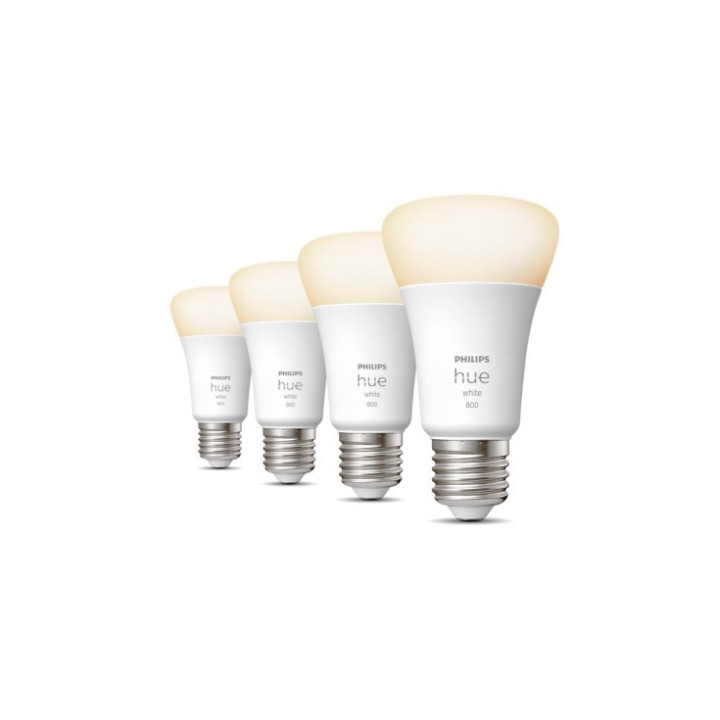 Philips Hue E27 W 9W 4-pak