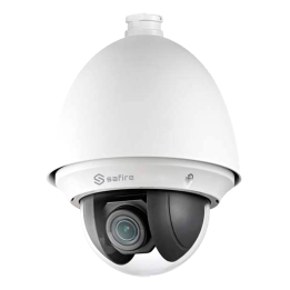 SAFIRE SF-IPSD7025UWH-2 25-fach PTZ-Speed-Dome-IP-Kamera, 2 MP, WLAN und PoE, IP66, 4,8–120 mm Objektiv, 256 GB microSD