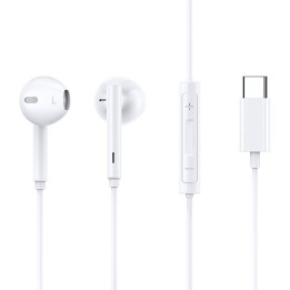 Mcdodo HP-7500 auriculares con cable, USB-C (blanco)