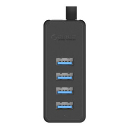 Адаптер Orico W5P-100 USB — 4x USB 3.0 Hub (черный)