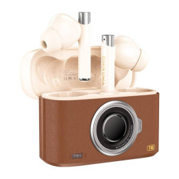 ONIKUMA Auriculares Intrauditivos Bluetooth T18 Marrón