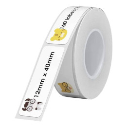 Etiquetas térmicas pegatinas Niimbot 12x40 mm, 160 piezas