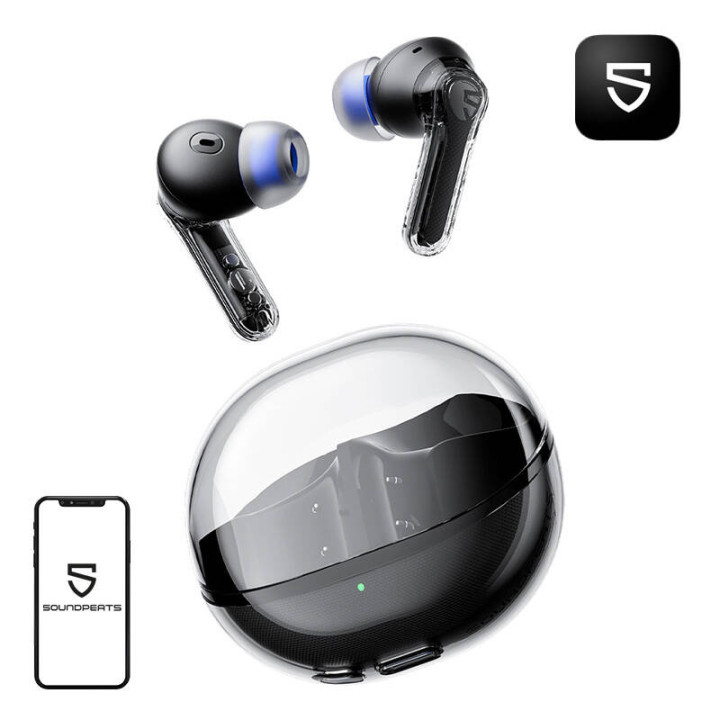 Auriculares Soundpeats Clear (negro)