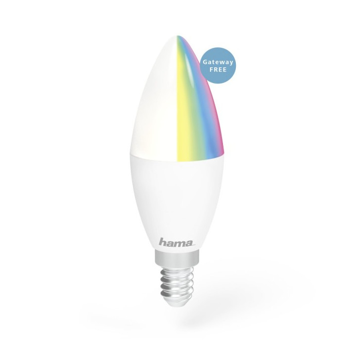Hama E14 RGBW WiFi candle