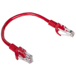 Patchcord RJ45/0.2-RED 0.2m Red Ethernet Cable