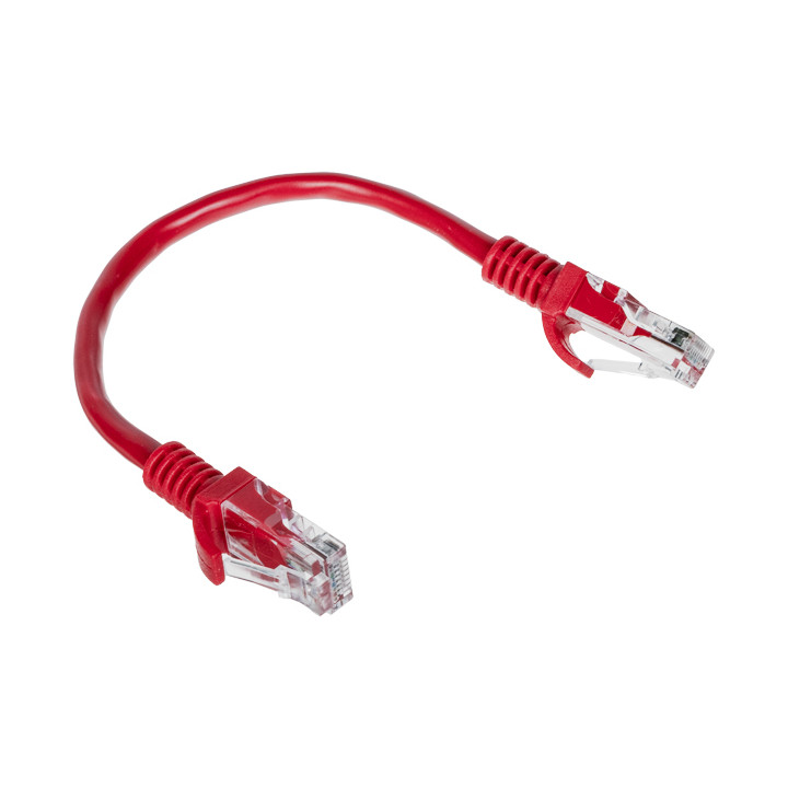 Patchcord RJ45/0.2-RED 0.2m Red Ethernet Cable