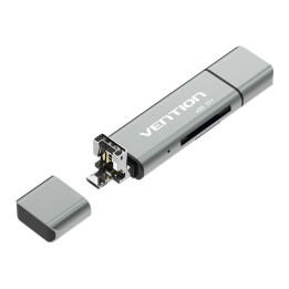 Lector de Tarjetas Multifuncional USB2.0 Vention CCJH0 Gris