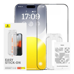 Baseus in vetro temperato zaffiro 0,3 mm per iPhone 15 Plus