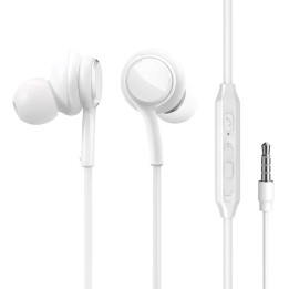 Auriculares con cable JR-EW02, medio intrauditivos (blanco)