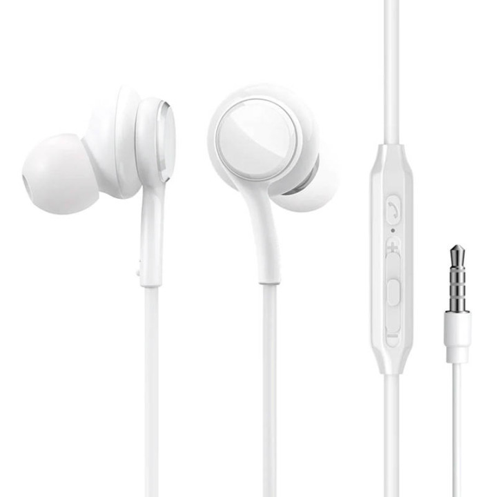 Auriculares con cable JR-EW02, medio intrauditivos (blanco)