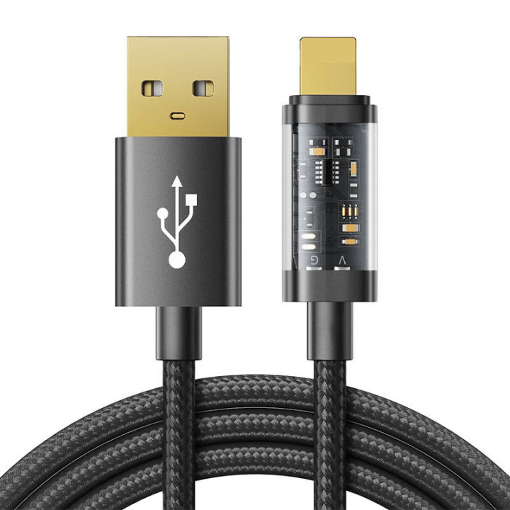 Cavo a USB-A / Lightning / 2,4 A / 2 m Joyroom S-UL012A20 (nero)