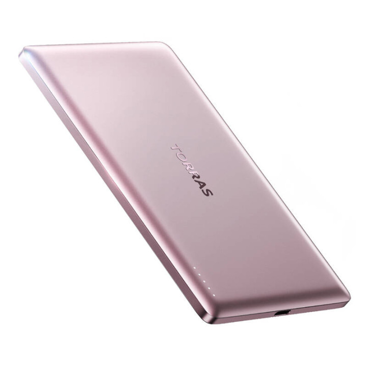 Mini Powerbank Torras 5000mAh (rosa)