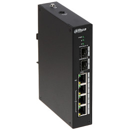 ПРОМЫШЛЕННЫЙ КОММУТАТОР POE PFS3206-4P-96 4-ПОРТОВЫЙ SFP DAHUA