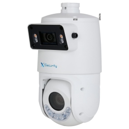 X-SECURITY XS-IPSD6325TA-4P-DL-TANDEM 4MP PTZ Speed Dome IP-Kamera mit 25-fach optischem Zoom, 100 m IR, IP66, PoE und WLAN