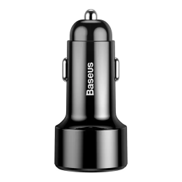 Baseus Magic Car Charger USB + USB-C QC 4.0  PD 45W (black)