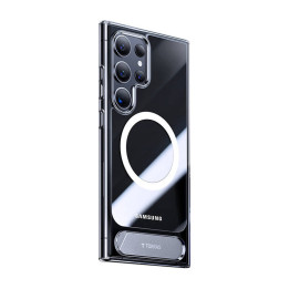 Custodia Torras UPRO Pstand per Samsung S24 Ultra (Trasparente)