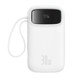 Powerbank Baseus QPow 2 20000mAh 30W 2xUSB-C (bianco)