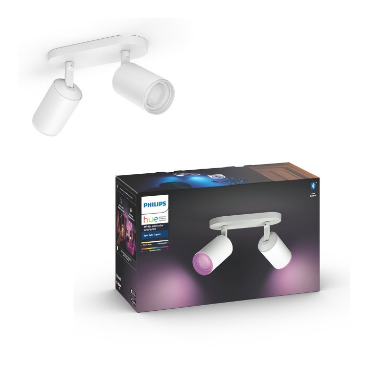 Philips Hue Fugato plate/spiral white 2x5.7W