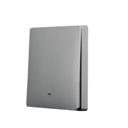 SmartWise BEREM1 Bluetooth (eWeLink-Remote) kabelloser Schalter mit 1 Taste, graue Druckknopf-Frontplatte