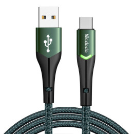Cavo LED da USB a USB-C Mcdodo Magnificence CA-7961, 1m (verde)