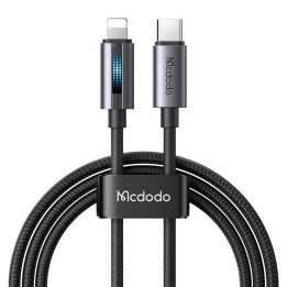 Cavo Mcdodo CA-5710 da USB-C a Lightning con lampeggiante 36W 1,2m (nero)