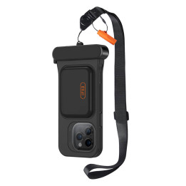 Custodia impermeabile per iPhone 15 Pro/14 Pro/13 Pro (nera)