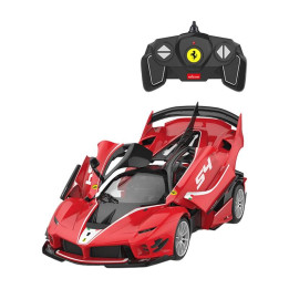 RASTAR Ferrari 1:18 FXXK Coche RC teledirigido para montar usted mismo (rojo)