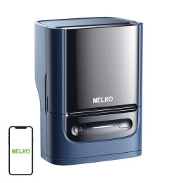 Impresora térmica de etiquetas Nelko PM220 (azul)